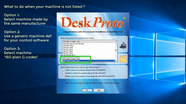 1.4 Machine not listed